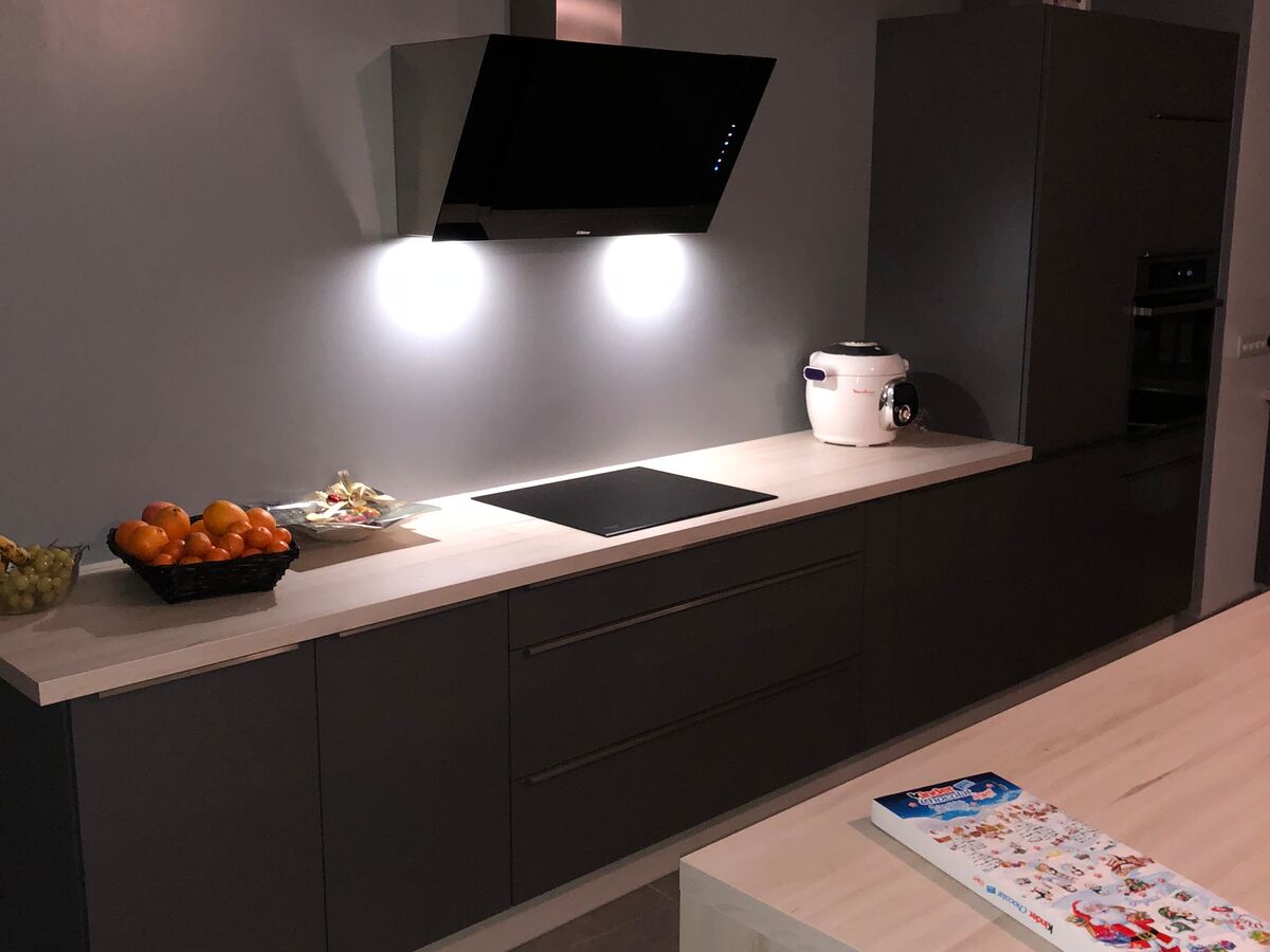 Cuisine avant-après sur mesure Trend Sofr Grey