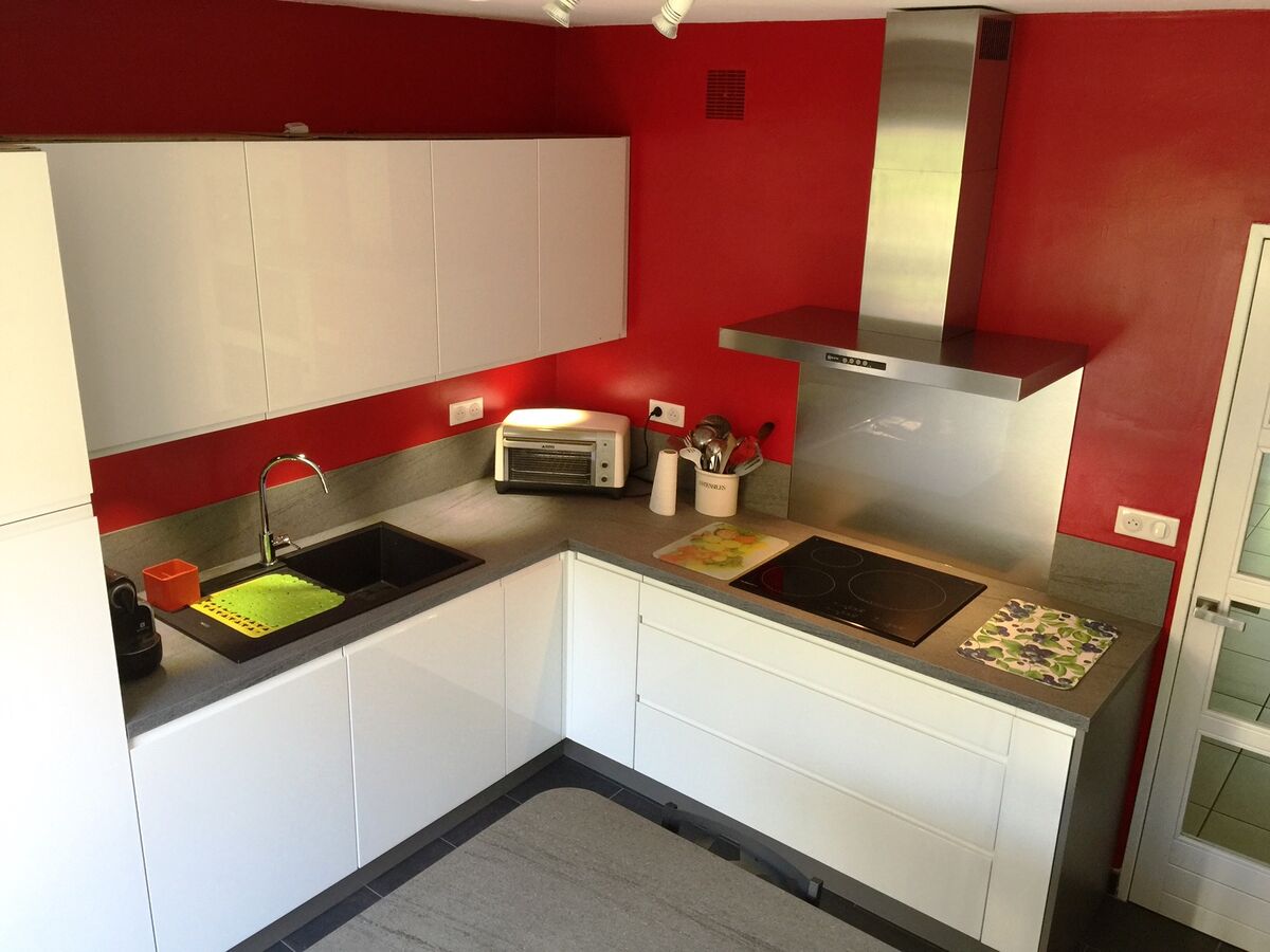 Rénovation cuisine sur mesure Pure Brillant Blanc Brillant