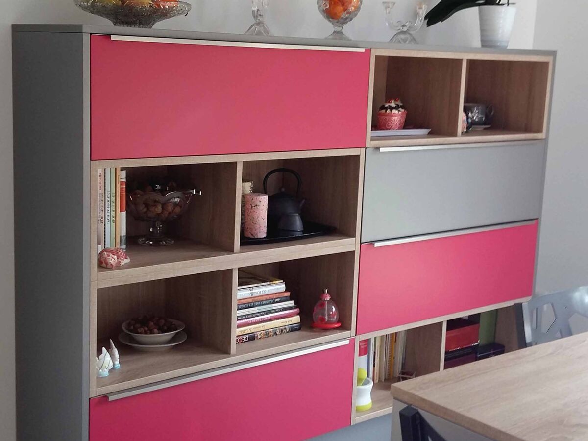 Cuisine avant-après sur mesure Trend + Chêne timber