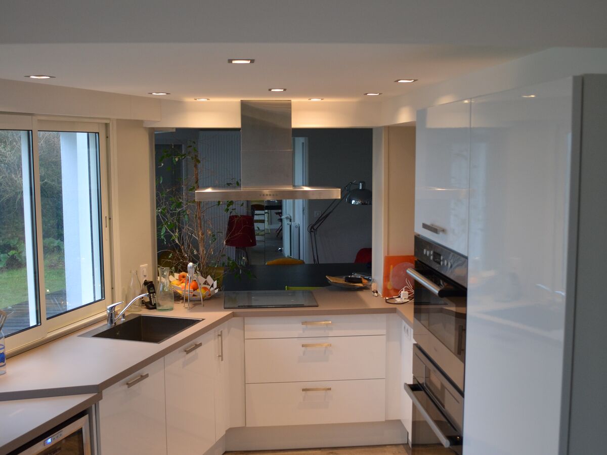 Cuisine équipée sur mesure Light Blanc brillant