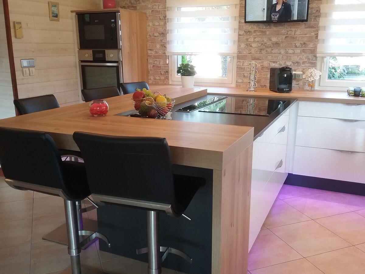 Rénovation cuisine équipée sur mesure Light Blanc Brillant