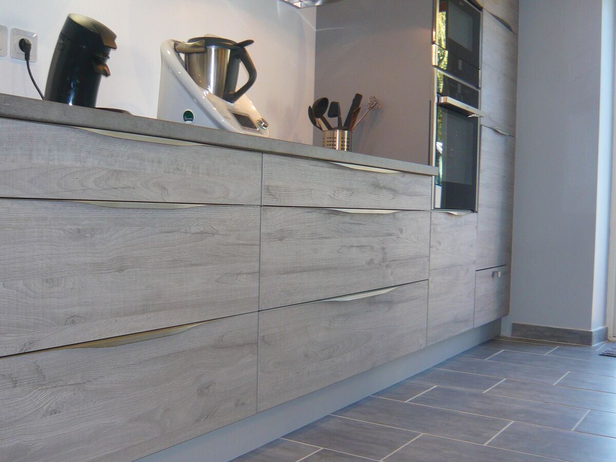 Rénovation cuisine sur mesure Label Chêne Sable Synchrone