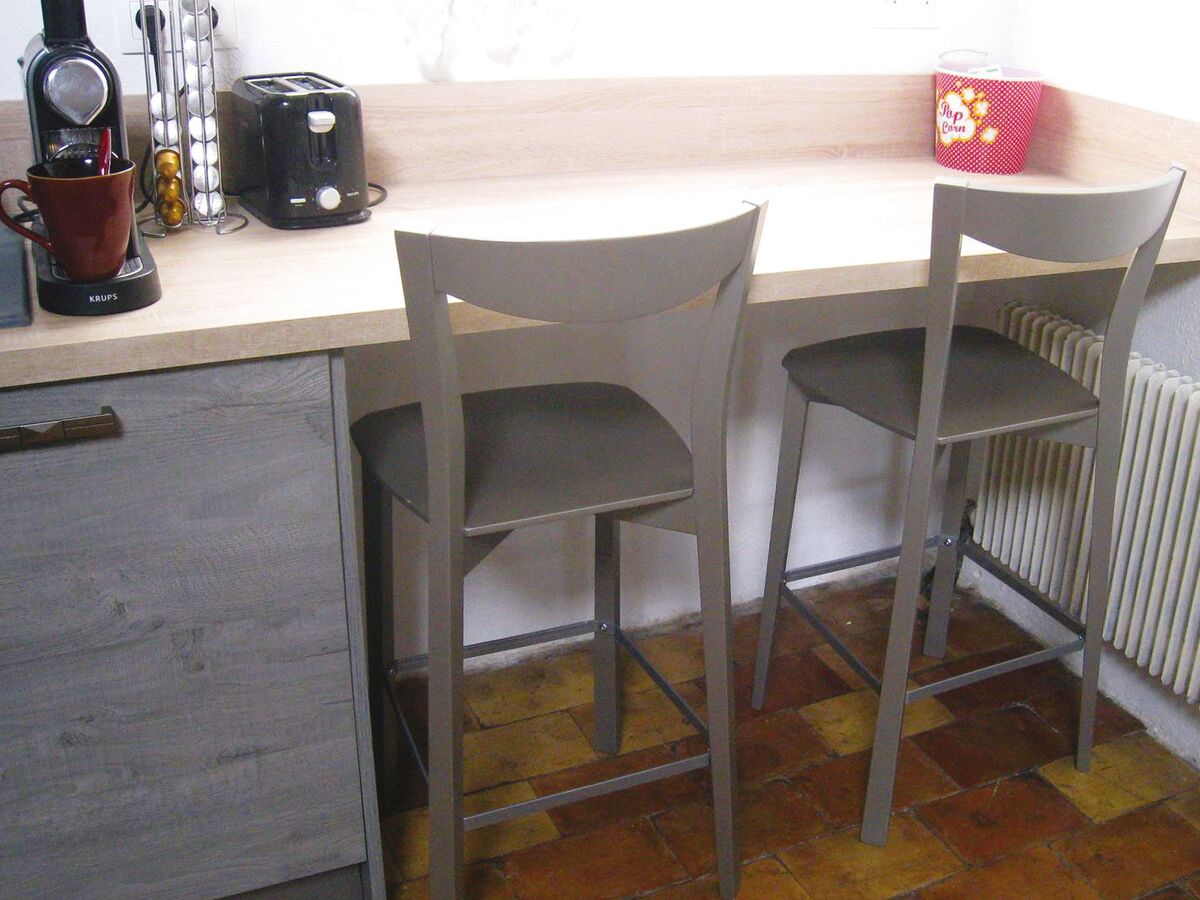 Cuisine avant-après sur mesure Label Chêne Sable Synchrone