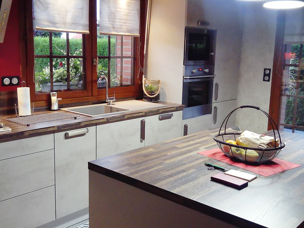 Cuisine équipée sur mesure Label Béton Clair