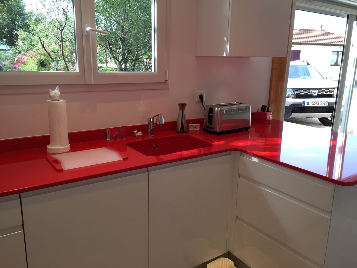 Rénovation cuisine sur mesure Pure Brillant Blanc Brillant