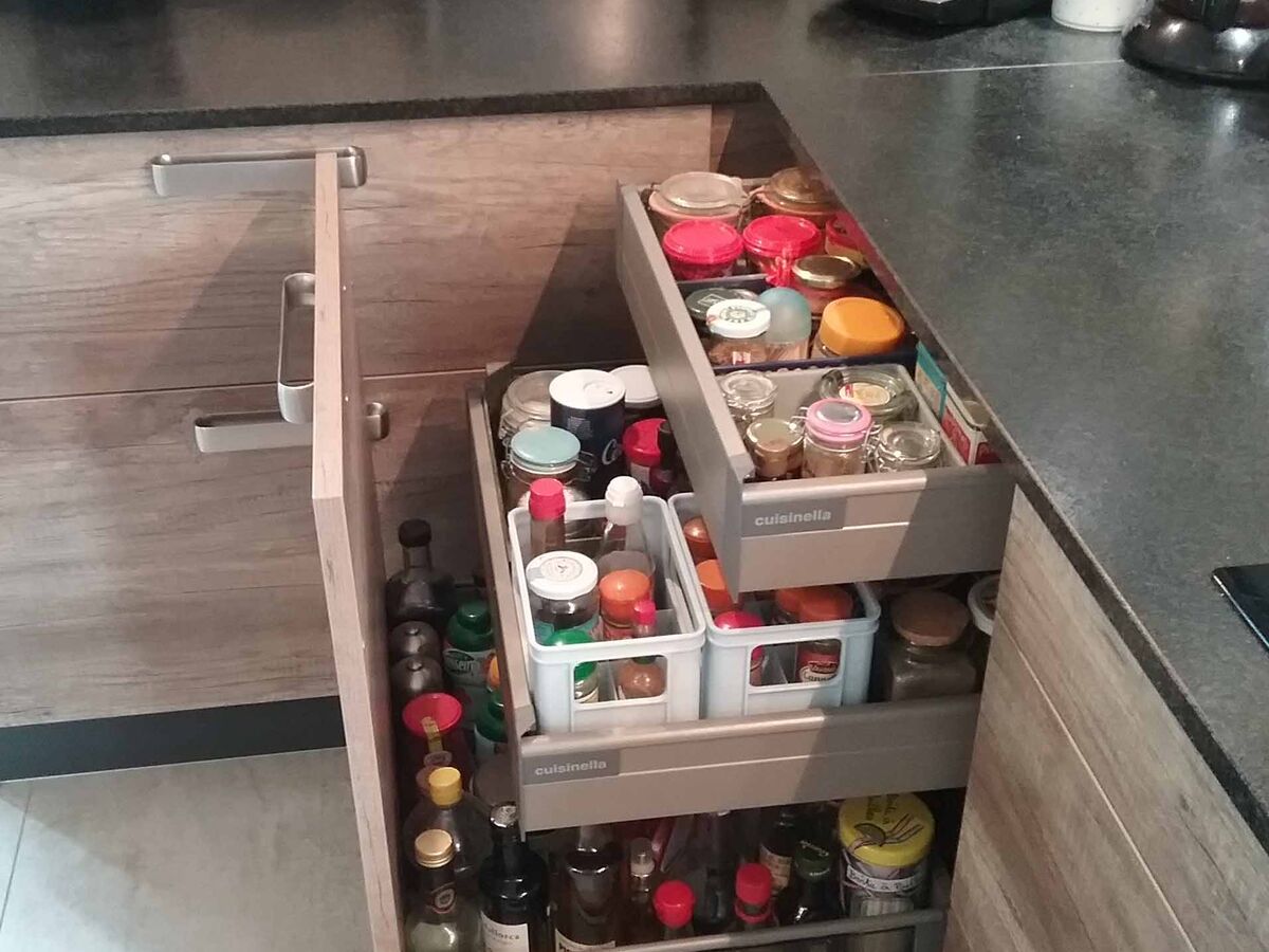 Cuisine avant-après sur mesure Trend + Winoka