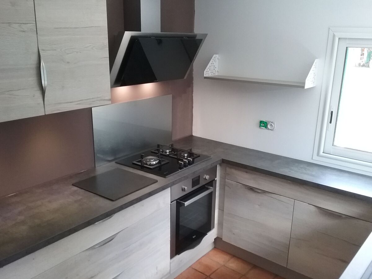 Rénovation cuisine équipée sur mesure Label Havana Oak