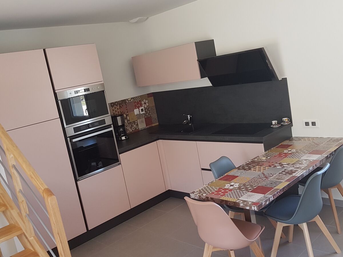 Cuisine avant-après sur mesurre Color Pétale de Rose