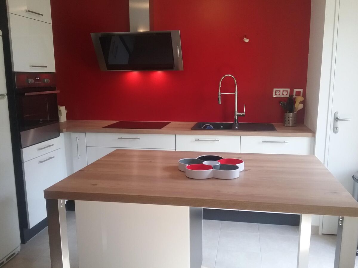 Cuisine équipée sur mesure Light Blanc Brillant