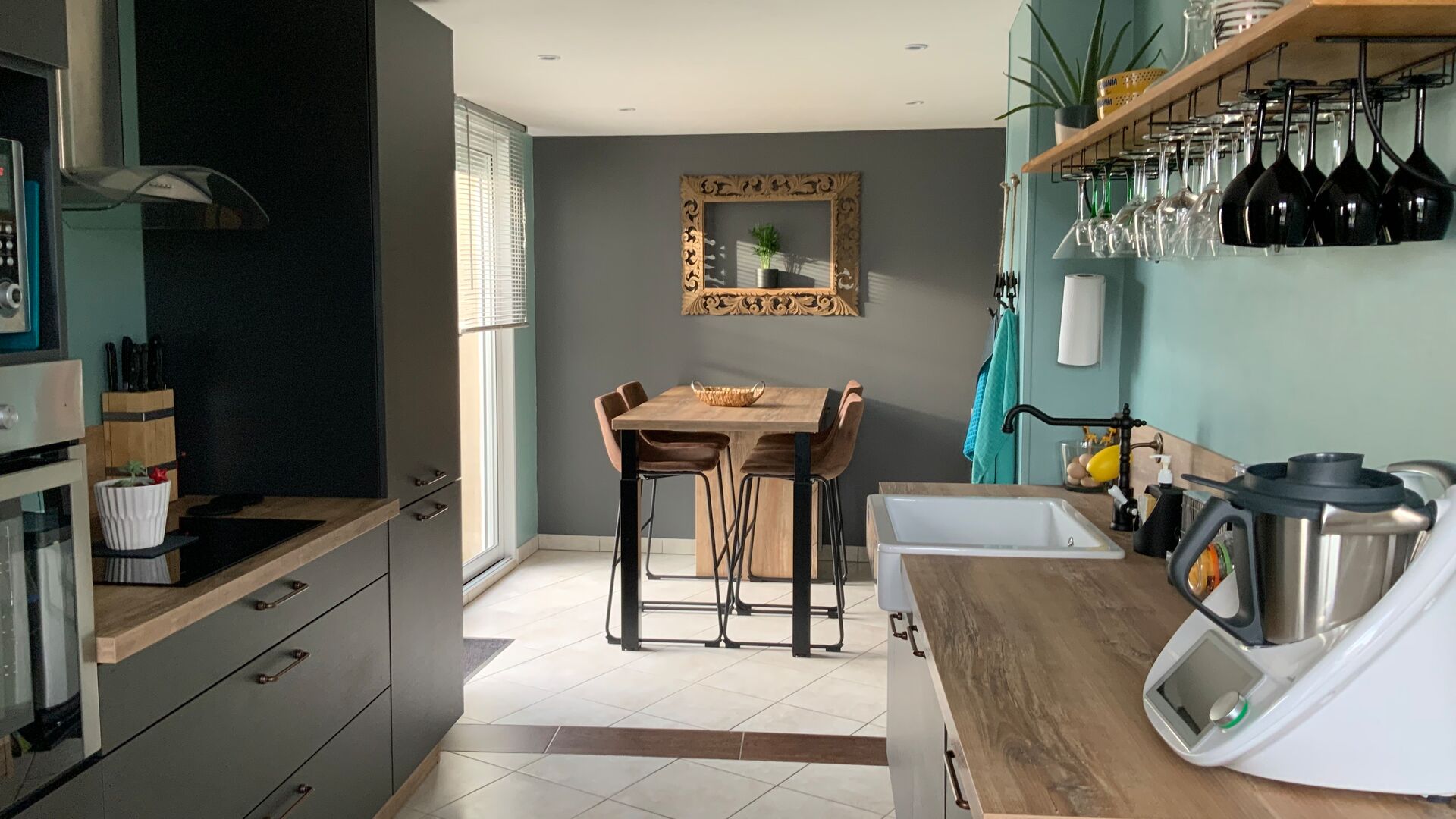 Cuisine équipée sur mesure LABEL Métal Brossé