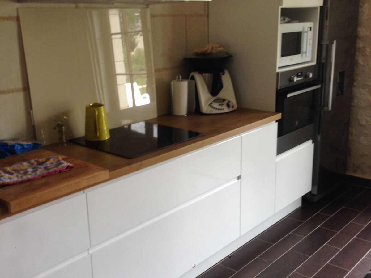 Cuisine avant-après sur mesure Pure Brillant Blanc Brillant