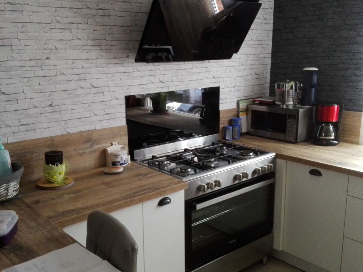 Cuisine avant-après sur mesure Trend Blanc Mat