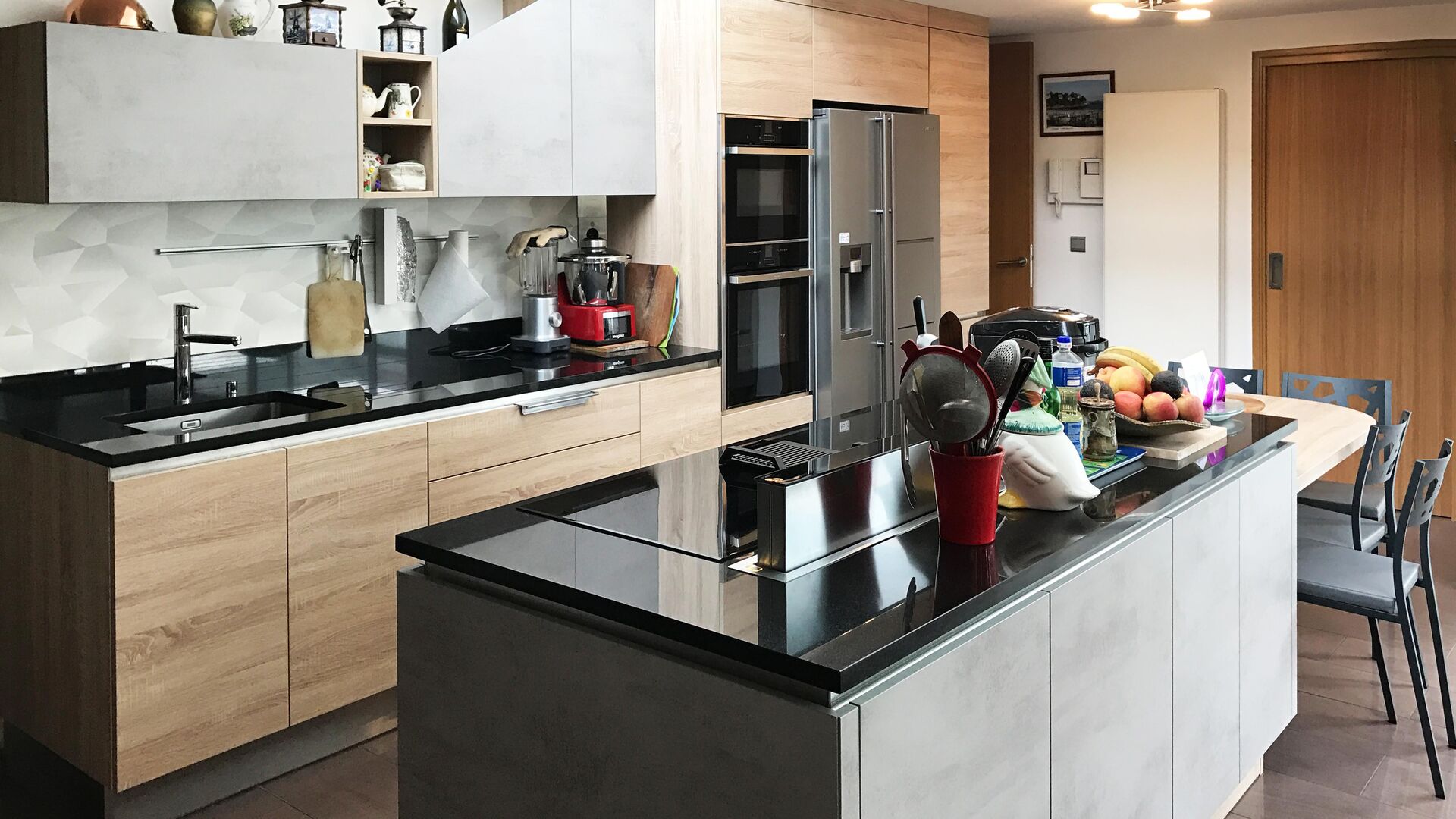 Cuisine équipée sur mesure Trend + Soft oak