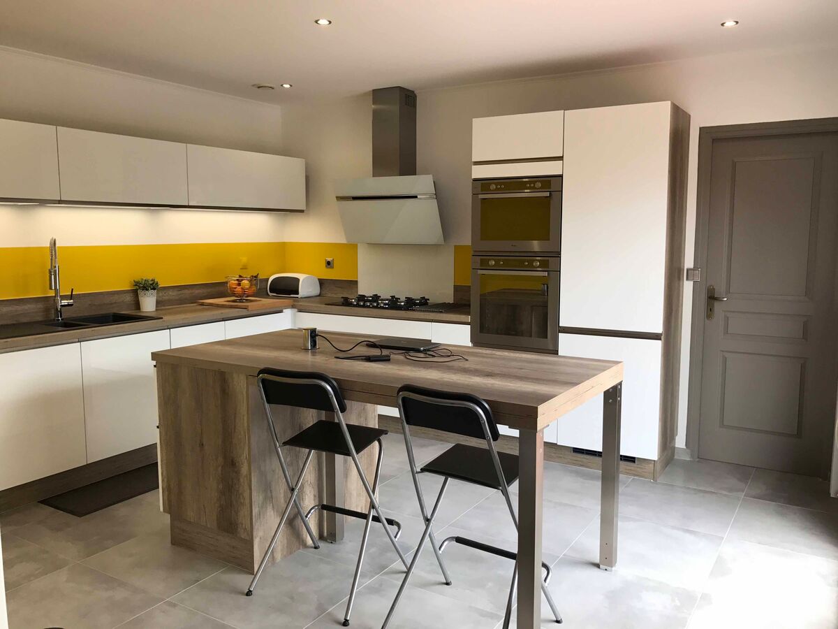 Cuisine équipée sur mesure Light Blanc brillant