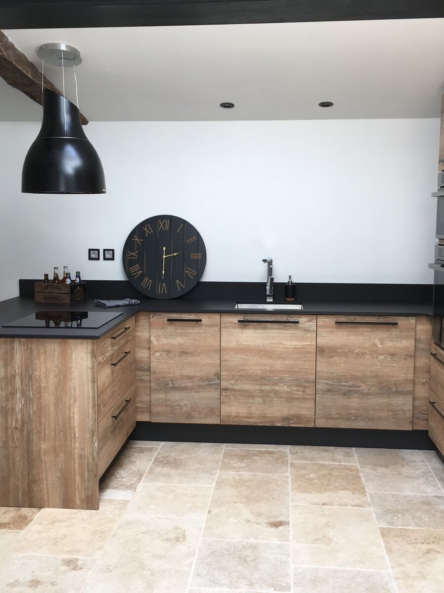 Cuisine équipée sur mesure Trend Hipster Wood et Winoka