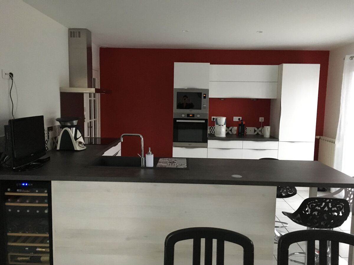 Cuisine avant-après sur mesure Light Blanc Brillant