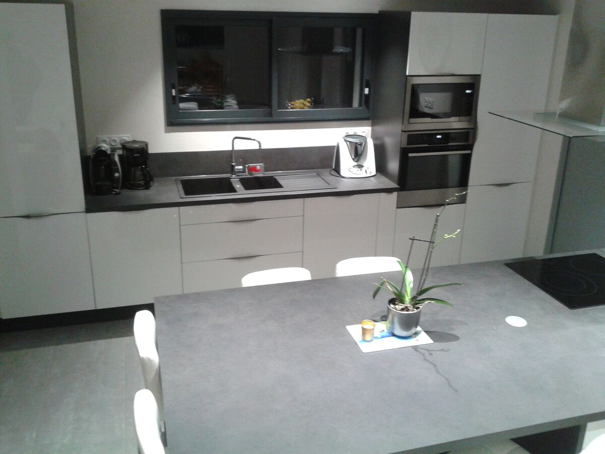 Rénovation cuisine sur mesure Light Blanc brillant