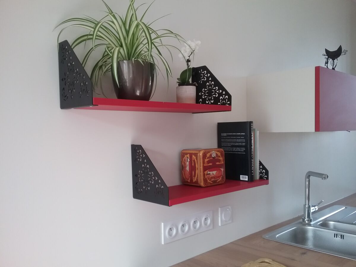 Cuisine avant-après sur mesure Trend Cranberry et Pannacotta Mat