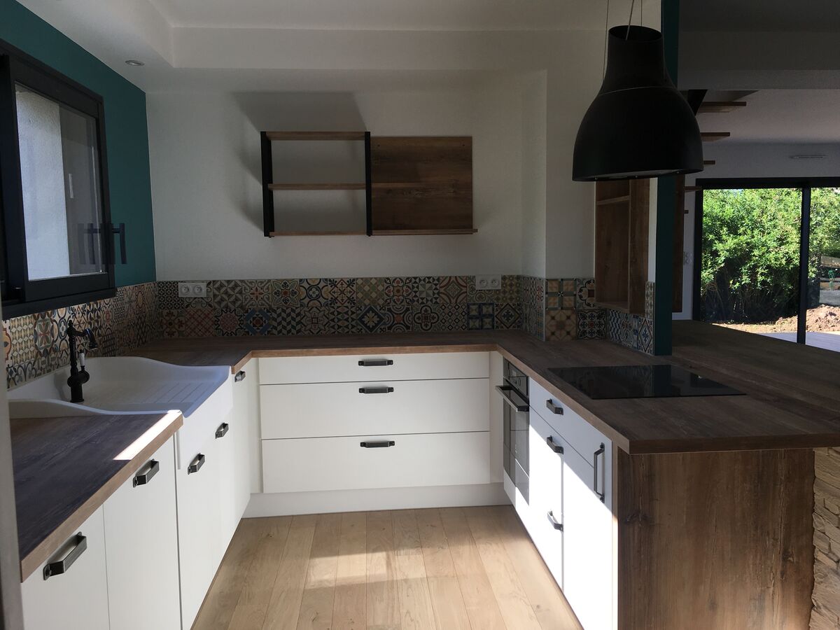 Rénovation cuisine équipée sur mesure Trend Blanc Mat