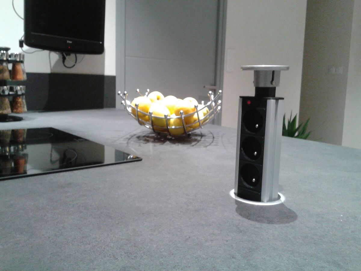 Cuisine avant-après sur mesure Light Blanc brillant