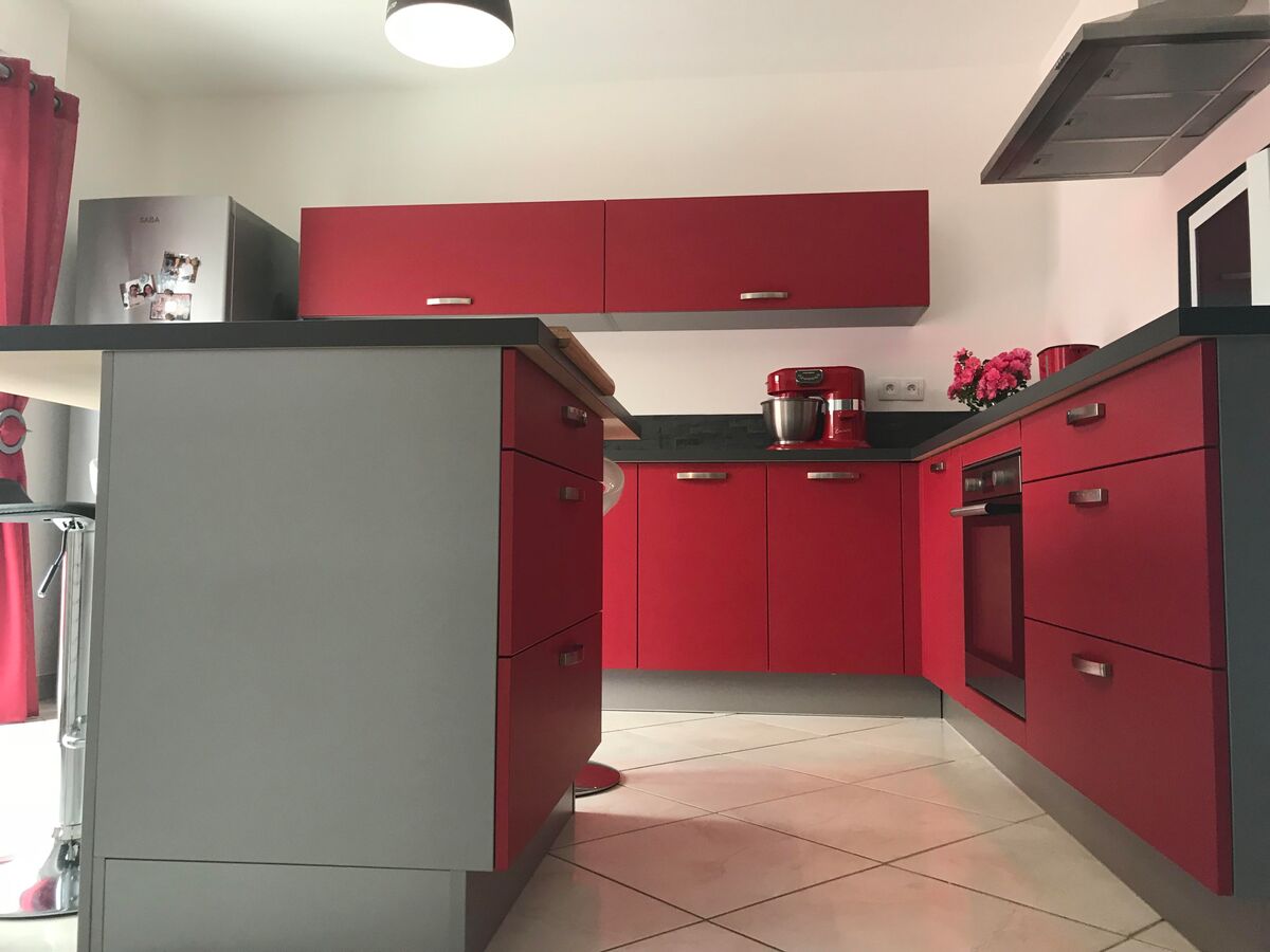 Cuisine avant-après sur mesure Trend Cranberry