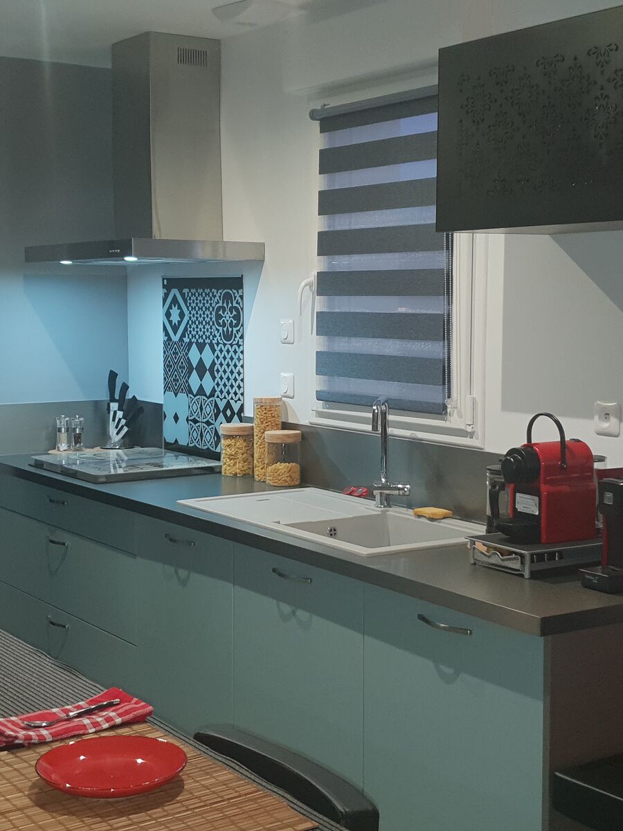 Cuisine équipée sur mesure Trend Blanc Mat et Nordic Spirit