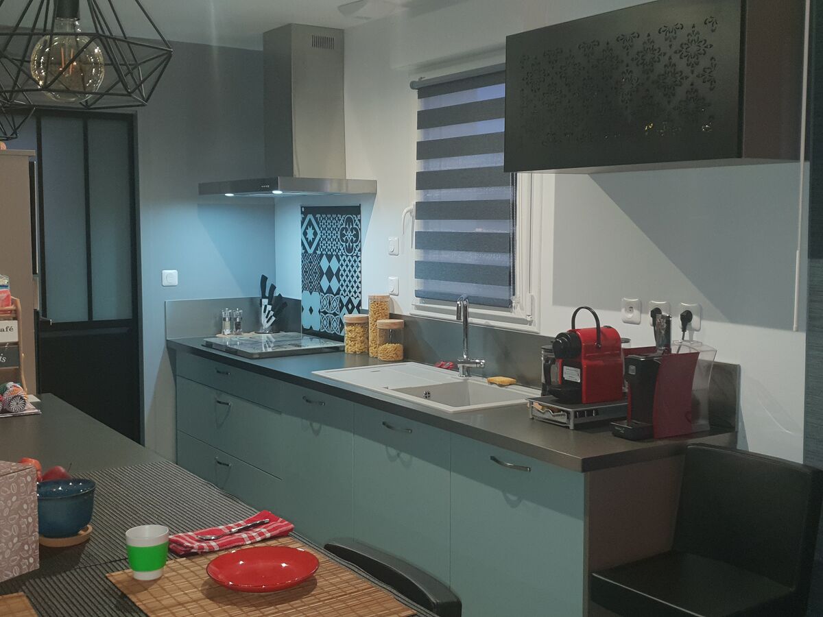 Cuisine équipée sur mesure Trend Blanc Mat et Nordic Spirit