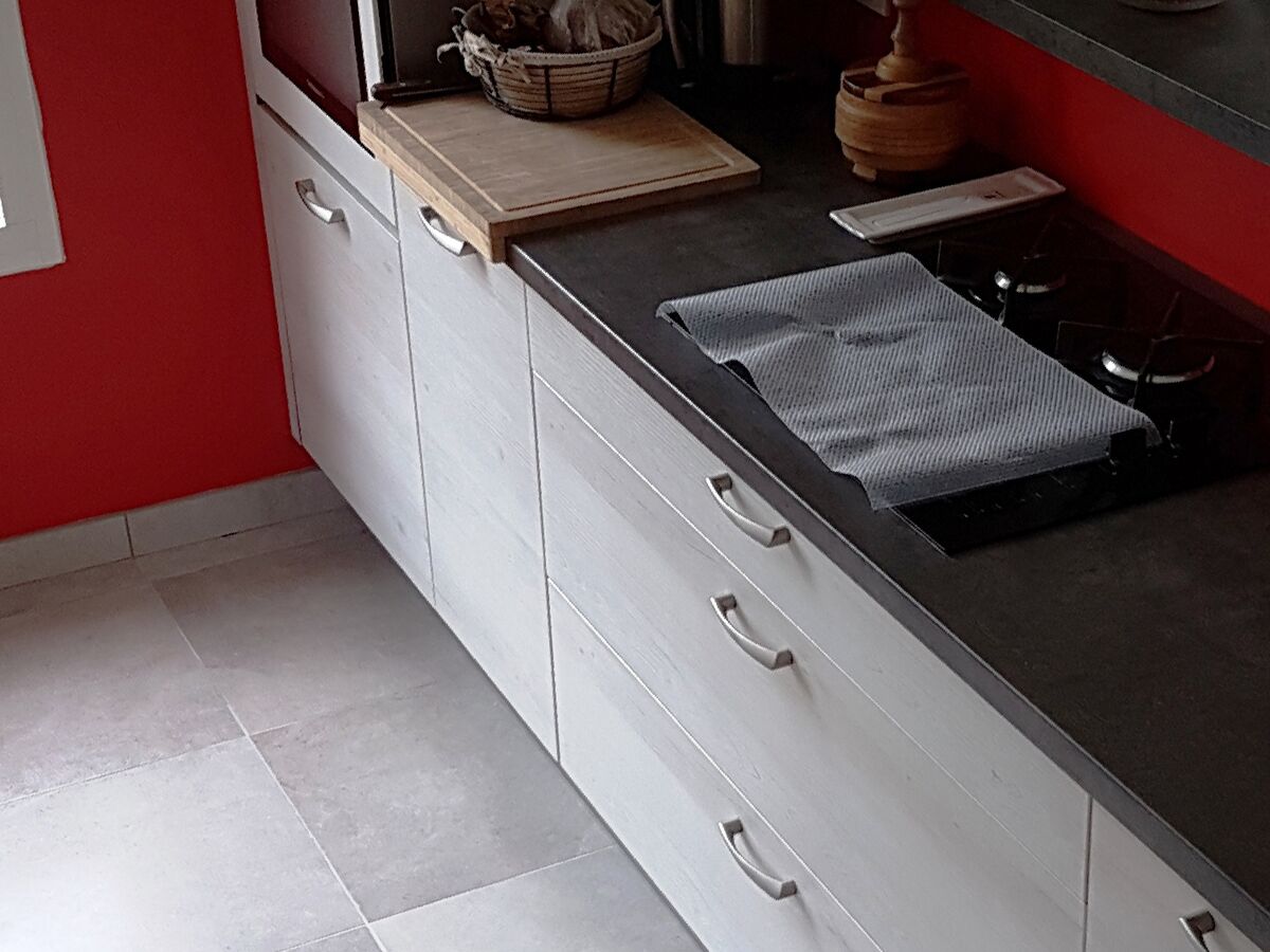 Cuisine avant-après sur mesure Trend + Artic wood