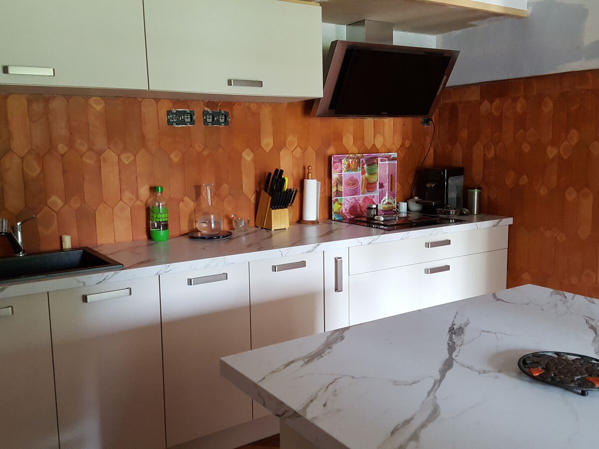 Rénovation cuisine équipée sur mesure Trend Pannacotta Mat