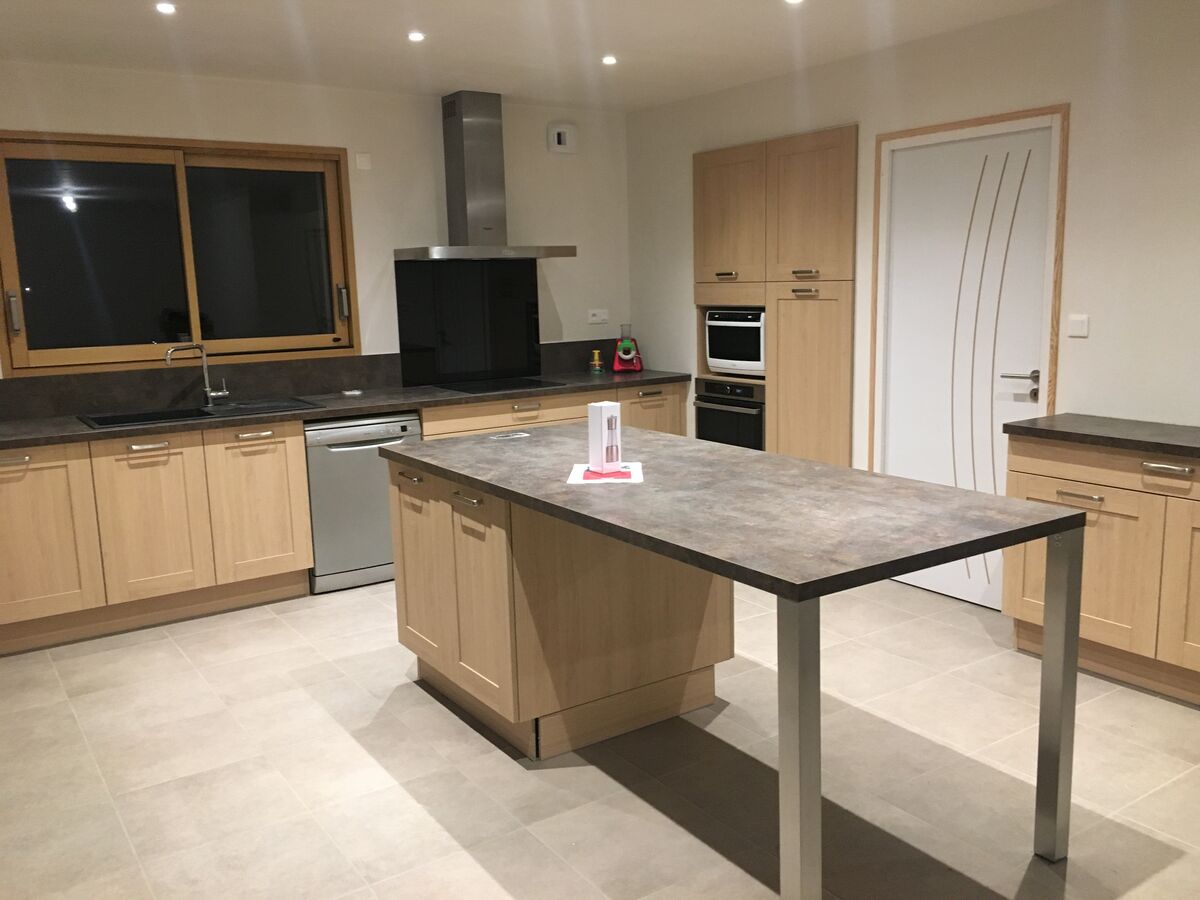 Cuisine avant-après sur mesure Trend Cube Soft Oak