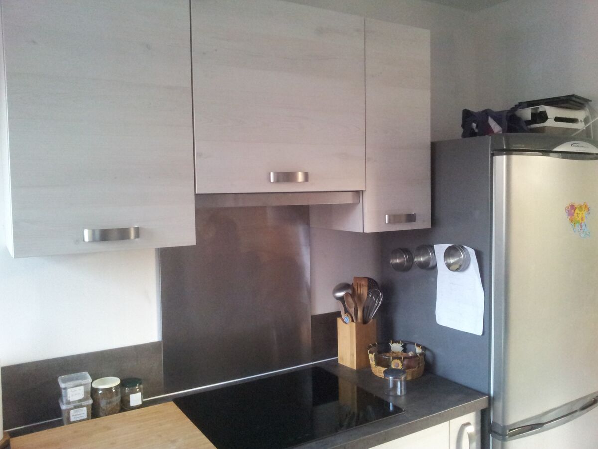 Cuisine avant-après sur mesure Trend + Artic wood