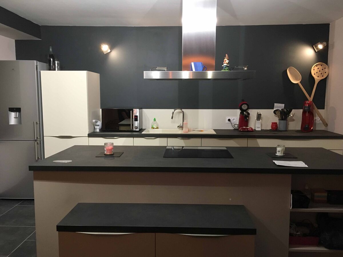 Rénovation cuisine sur mesure Light + Pannacotta Majestic brillant