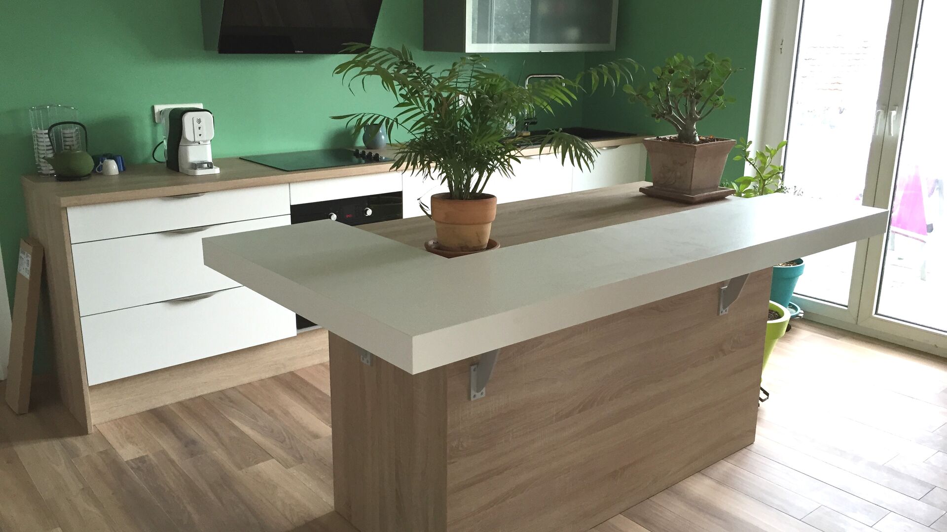 Cuisine équipée sur mesure Light Blanc brillant