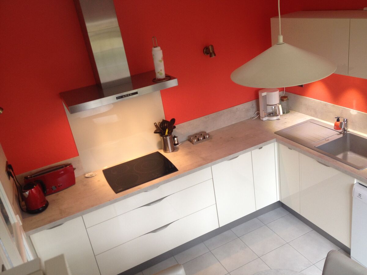 Cuisine avant-après sur mesure Light Blanc brillant