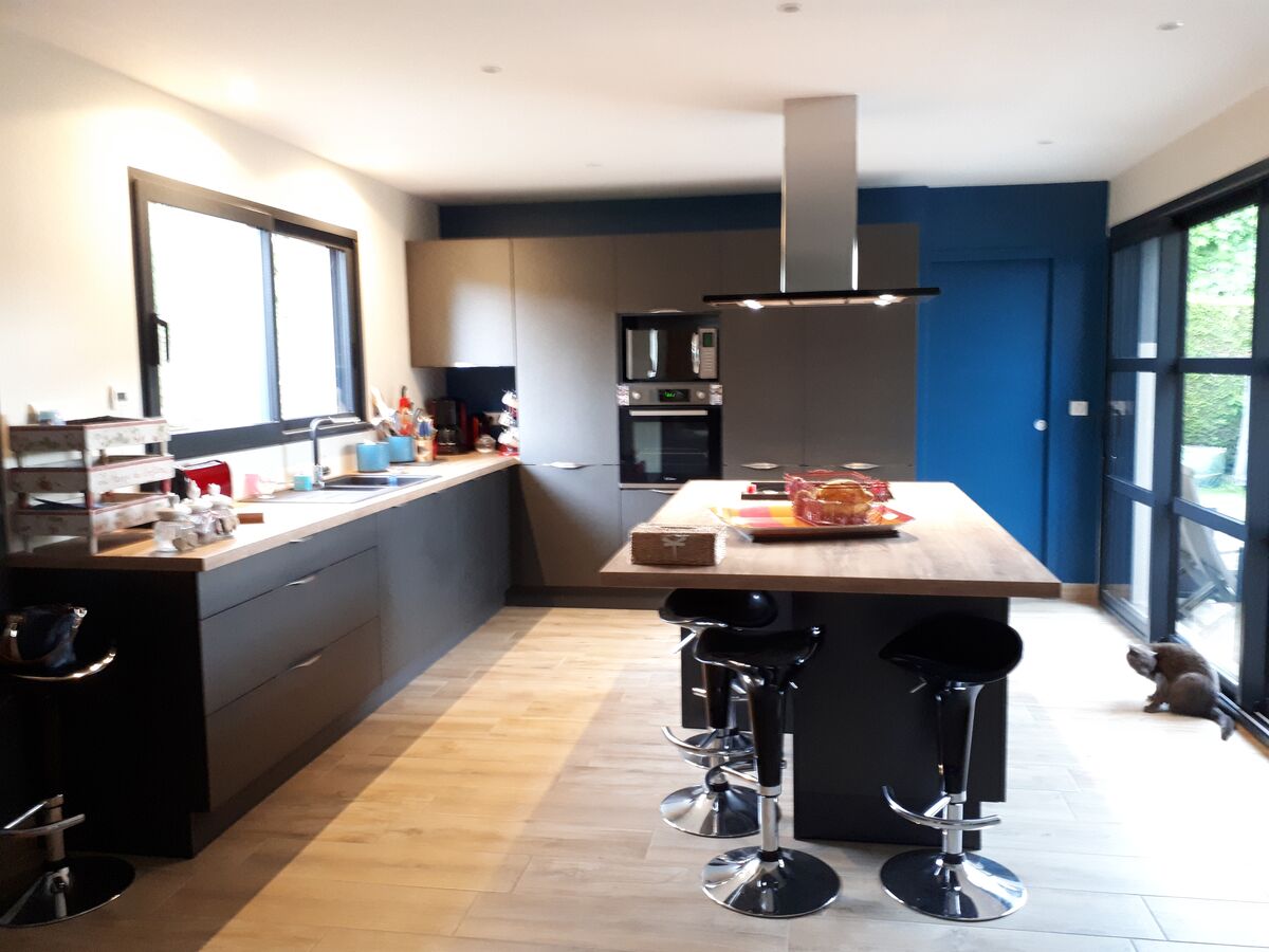 Cuisine équipée sur mesure Label Métal Brossé