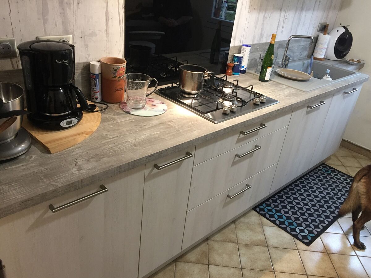 Rénovation cuisine équipée sur mesure Trend Artic Wood