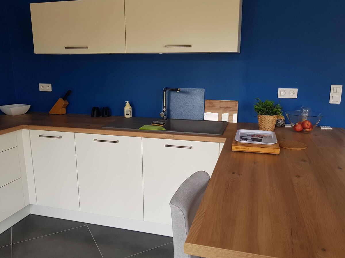 Cuisine avant-après sur mesure Color Laqué blanc