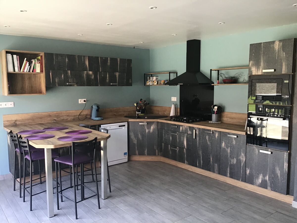 Cuisine équipée sur mesure Label Chêne Atelier