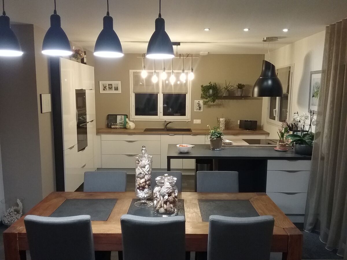 Cuisine équipée sur mesure Light Blanc Brillant