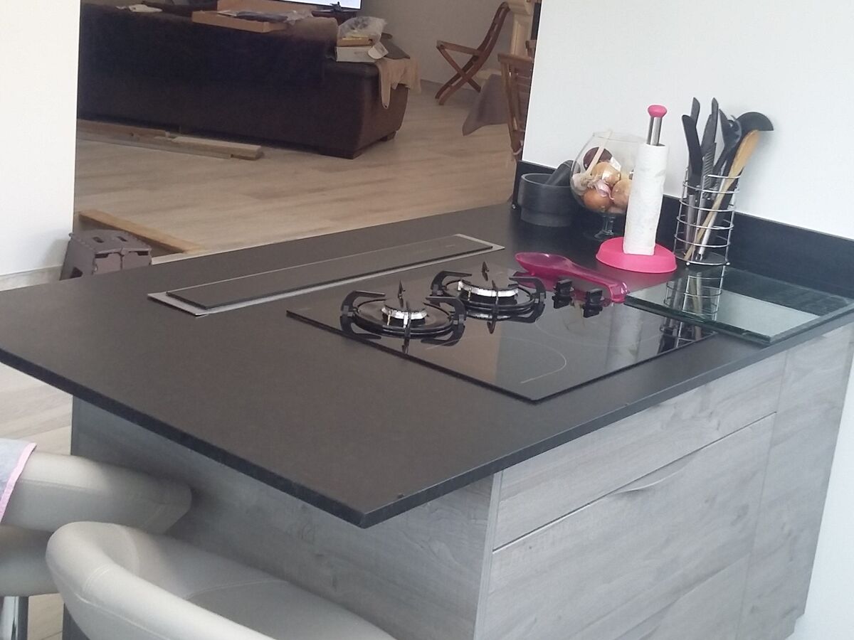 Cuisine avant-après sur mesure Label Chêne Sable Synchrone