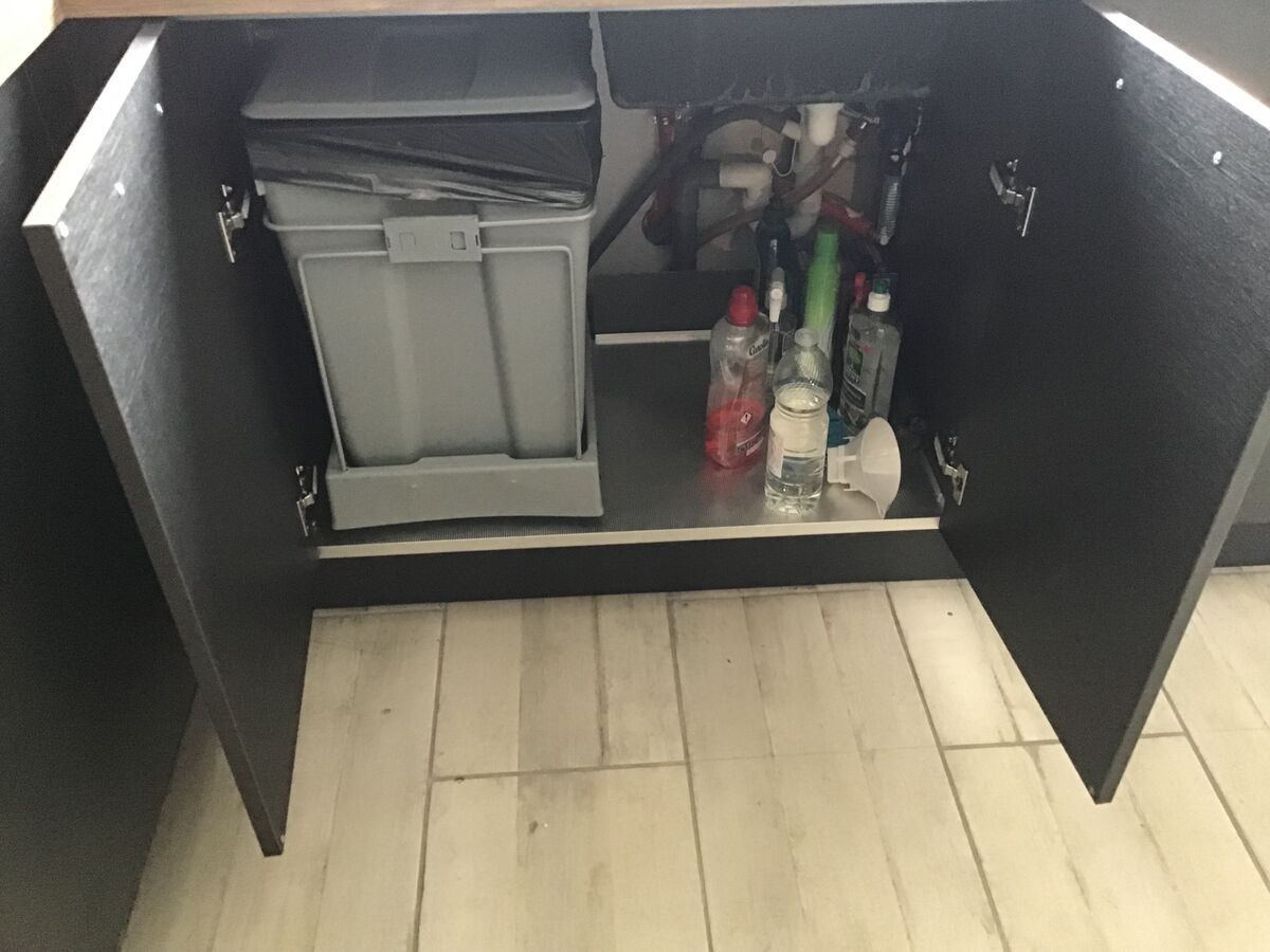 Rénovation cuisine équipée sur mesure Label Métal Brossé