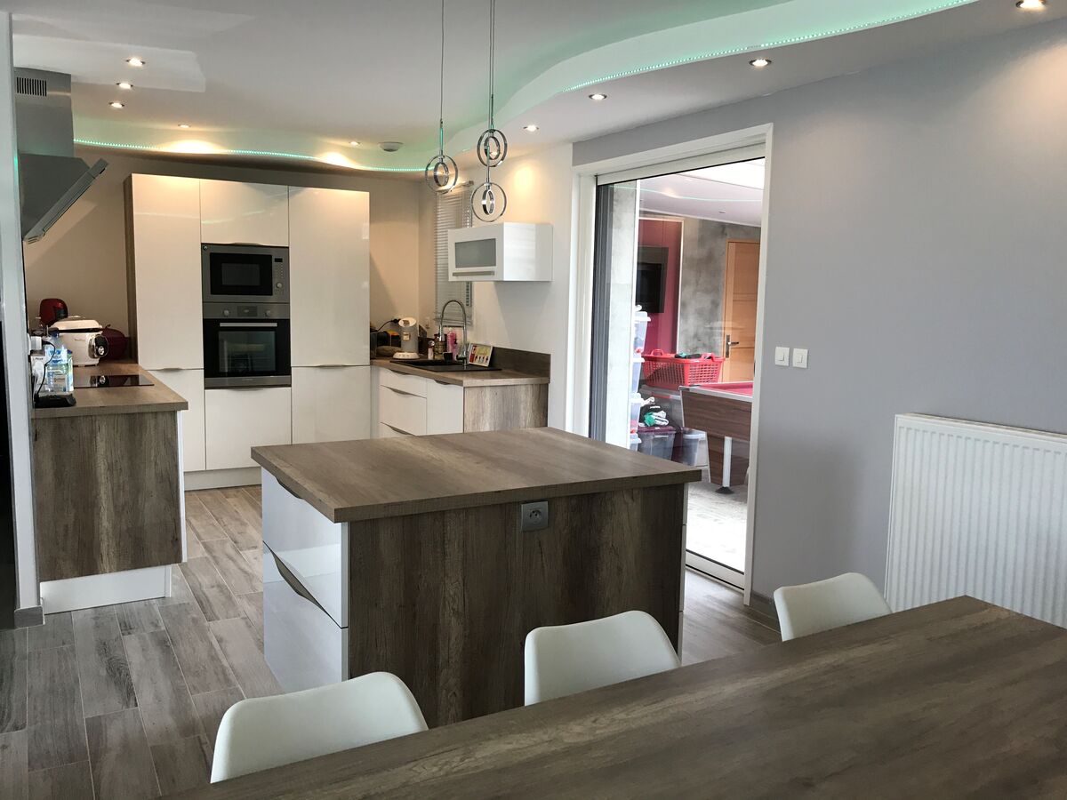 Cuisine équipée sur mesure Light Blanc brillant