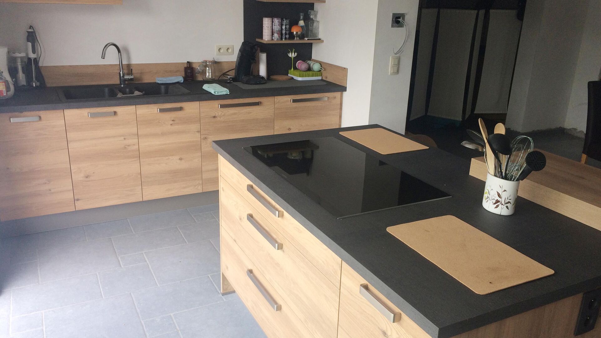 Cuisine équipée sur mesure Trend Chêne Honey