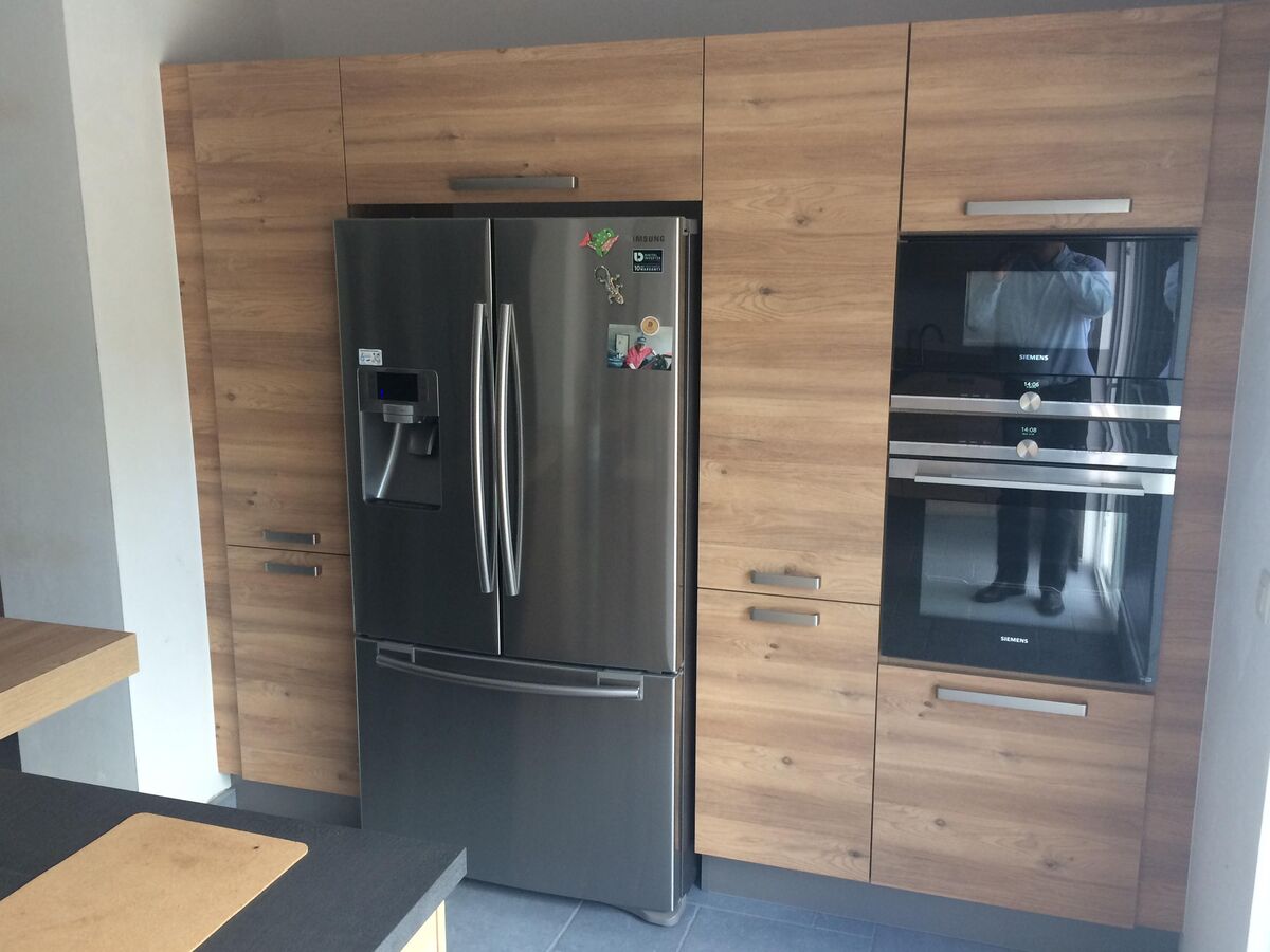 Rénovation cuisine équipée sur mesure Trend Chêne Honey