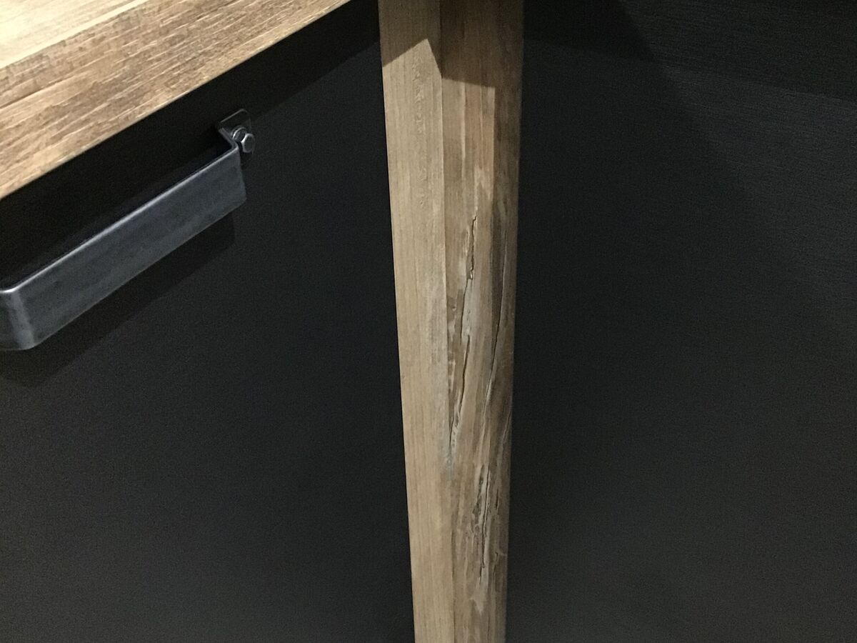 Cuisine 3d sur mesure Label Métal Brossé