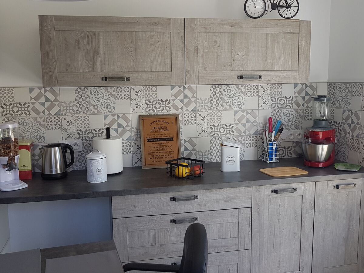 Cuisine avant-après sur mesure Label Cube Chêne Sable Synchrone