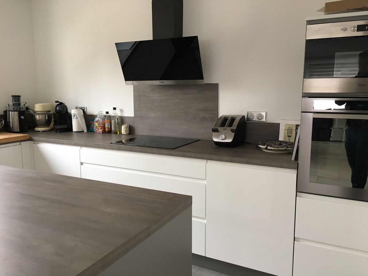 Rénovation cuisine sur mesure Pure Brillant Blanc Brillant