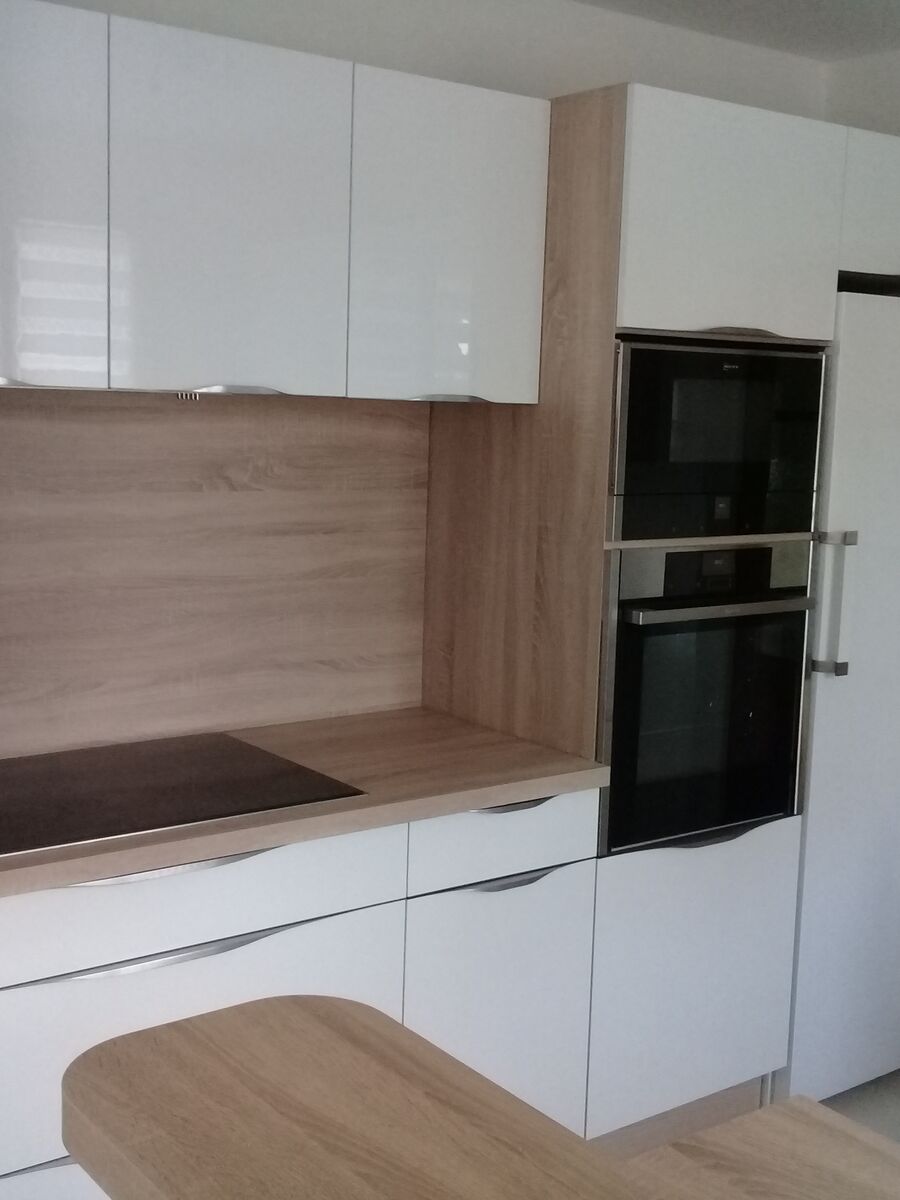 Cuisine équipée sur mesure Light Blanc brillant