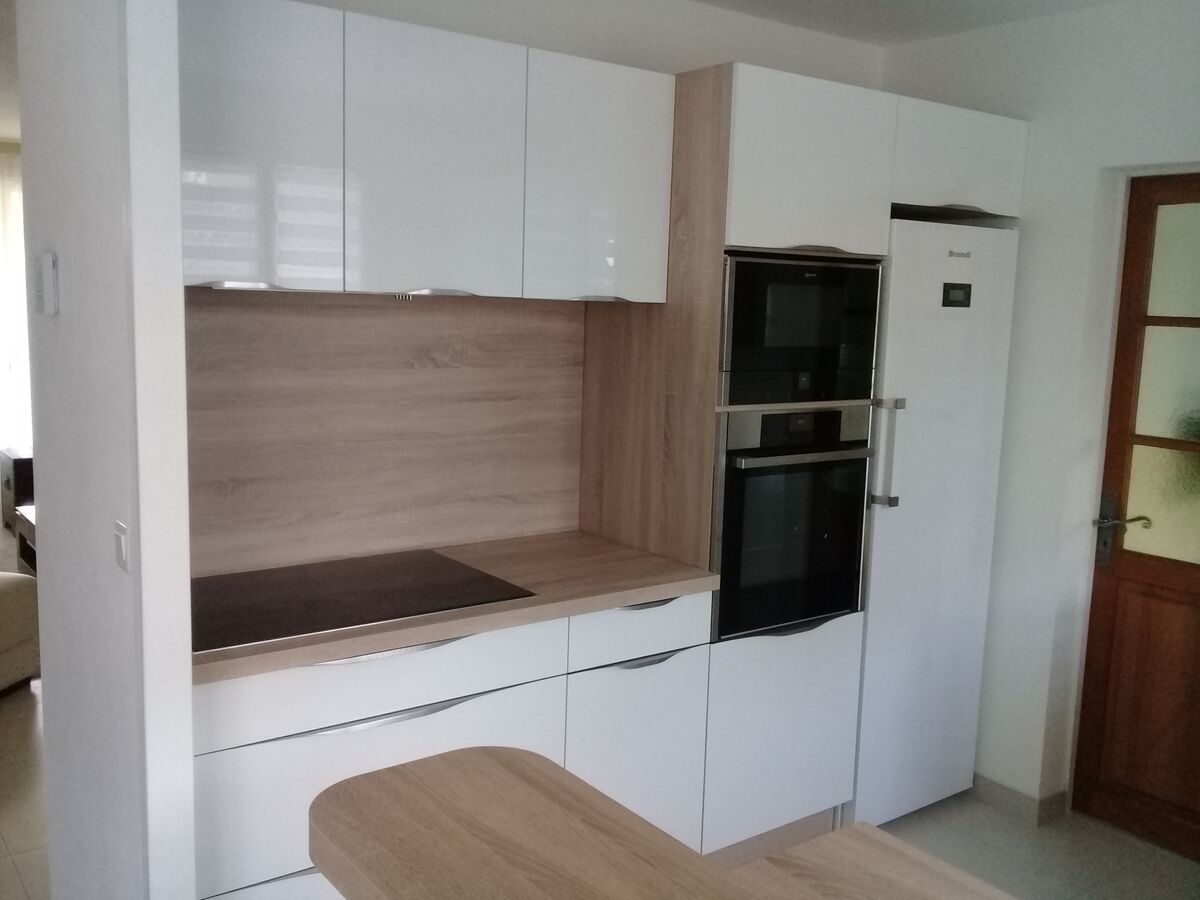 Cuisine équipée sur mesure Light Blanc brillant