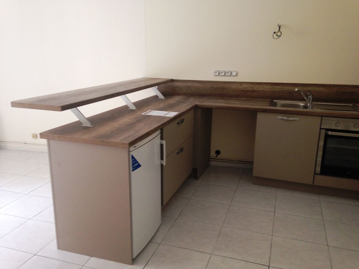 Cuisine avant-après sur mesure Trend + Taupe mat